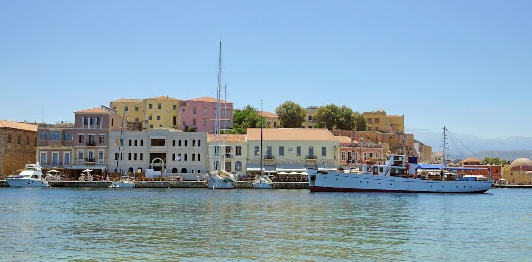 chania crete - harbor view