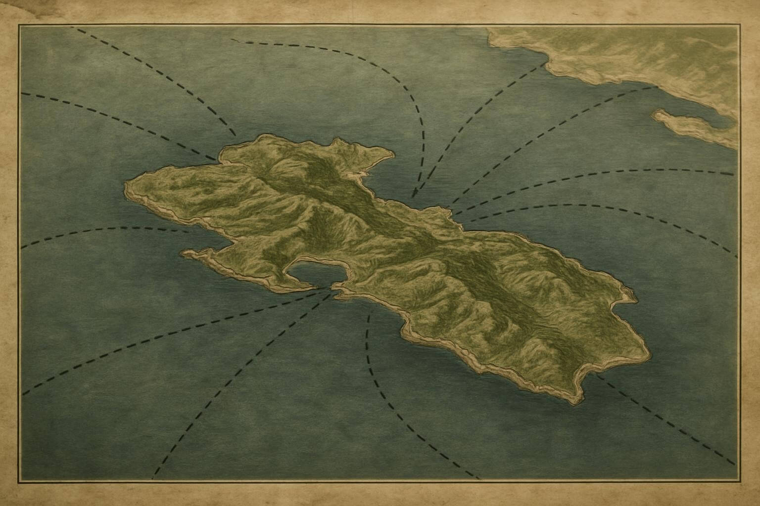  Vis Island's strategic position in the Adriatic Sea